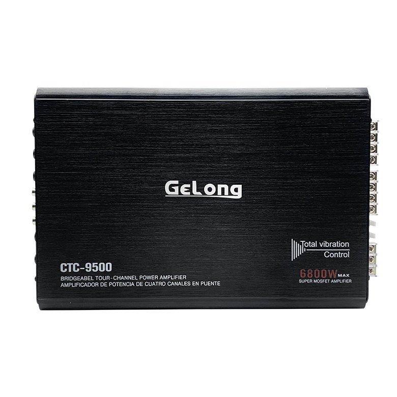 For Gelong Brand 4 Channel AB Class Power Amplifier Vehicle Audio Processor Source Power Factory Car Audio
