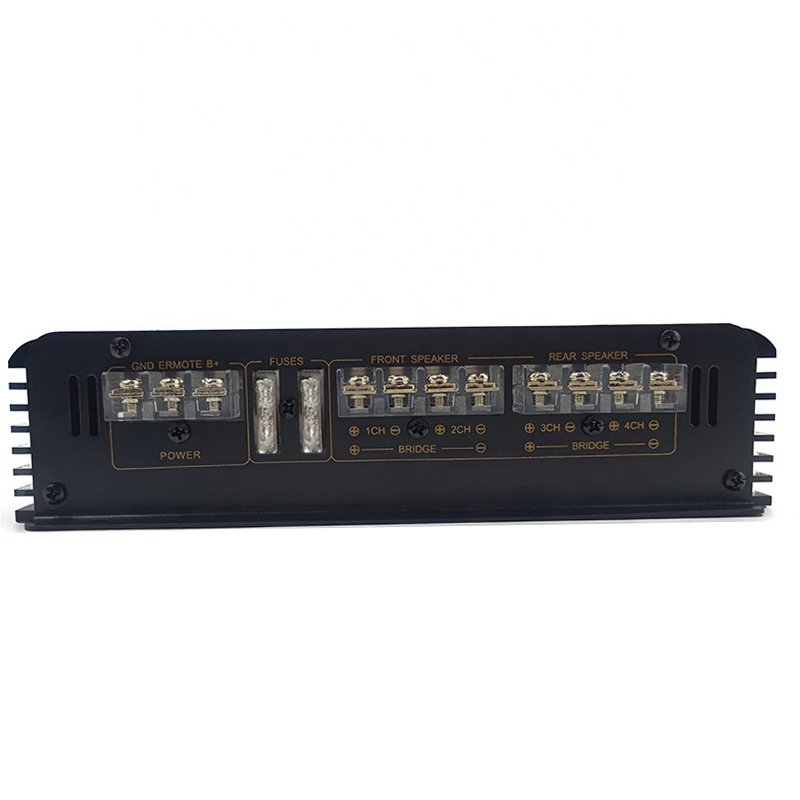 Good Price Hot Model 4*80W RMS Car Power Amplifier Class AB 4 Channel Car Audio Amplifier