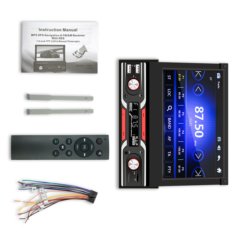 Car Dvd Player 7 Inch BT AUX TF Fm Transmitter Car Radio Audio Mp5 Multimedia Player 1 Din Android Car Radio