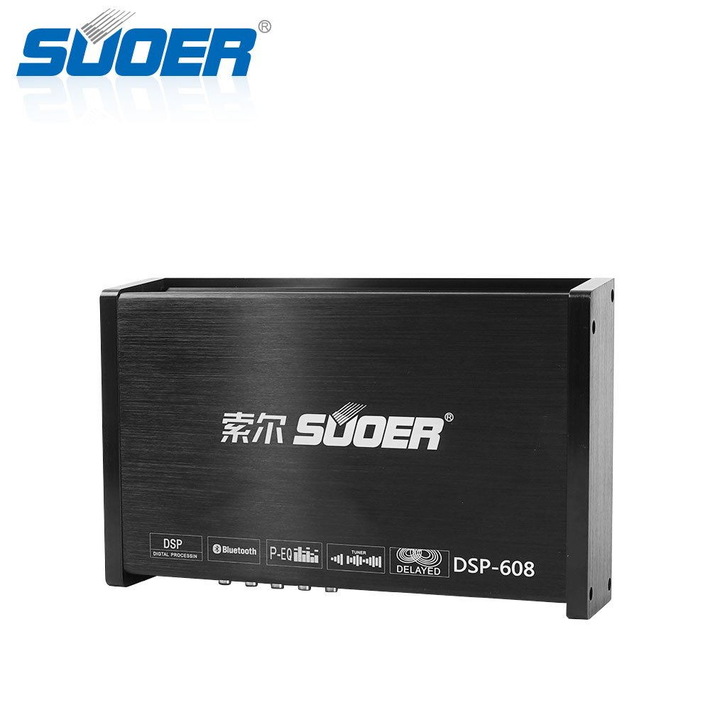 Suoer DSP-608 Good Price Car Stereo Dsp Amplifier Car Dsp Audio Blueteeth Amplifier
