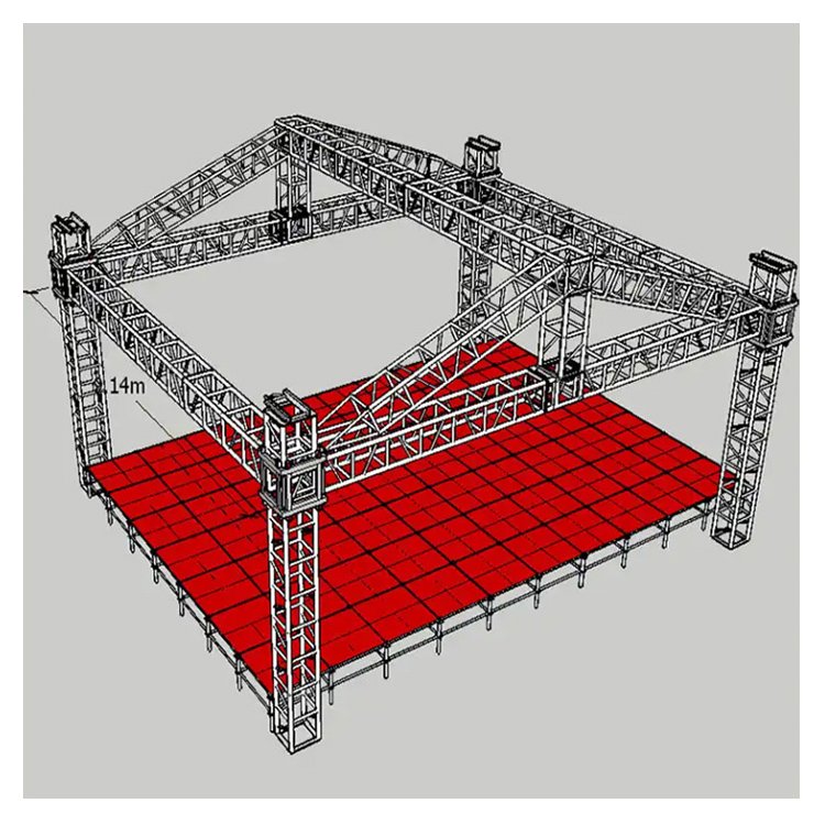 Aluminium stage truss accessories-spigot and connector,box truss,spigot truss