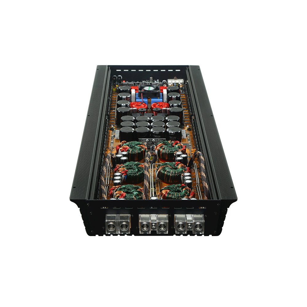 Teampie TP-7500.1D Thick Heat Sink Aluminium Plate Loud Car System Korea Car Amplifier