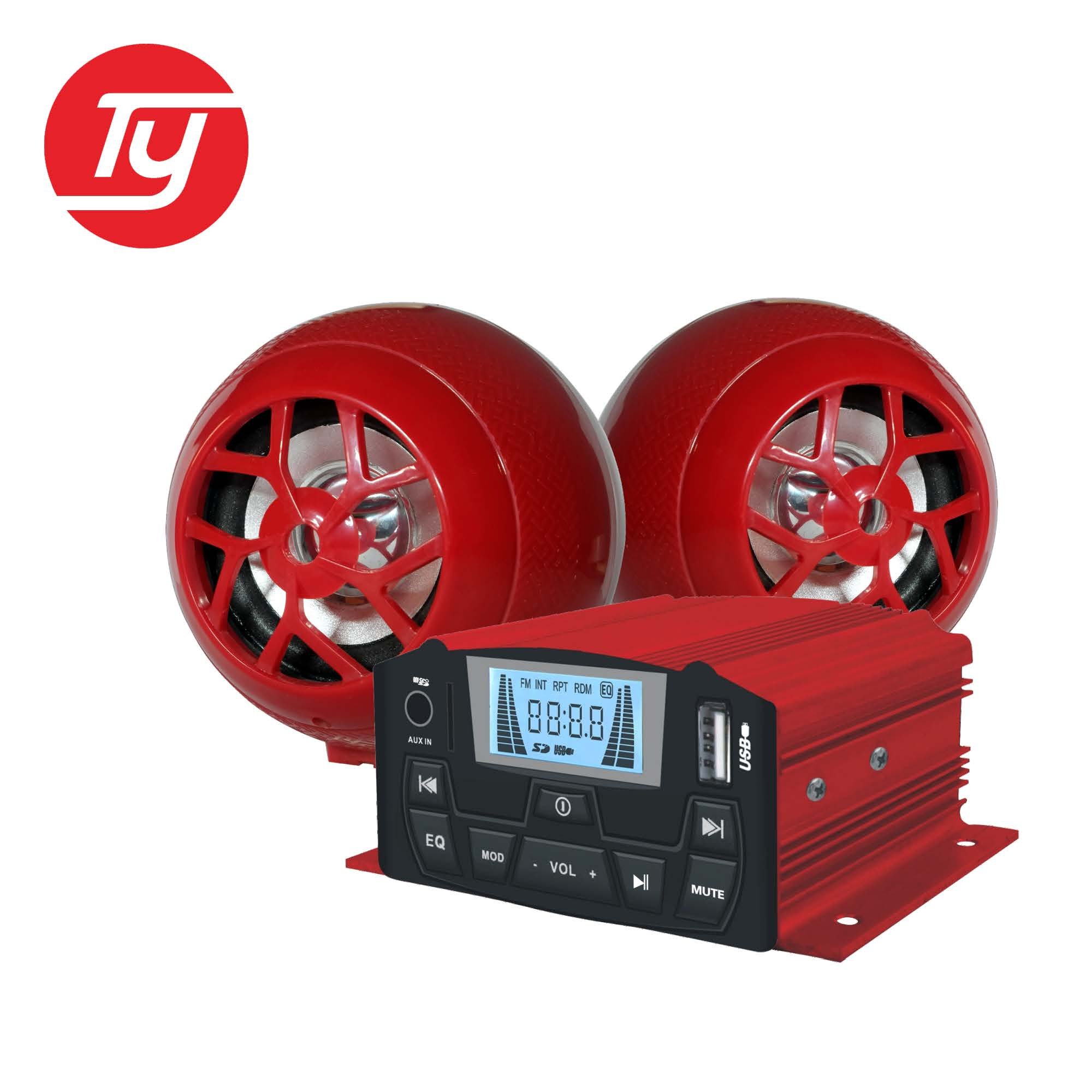 Motorcycle Car Amplifier Encoding 4 Audio High Power 12v Alarm Mp3 Infrared Digital Amplifier