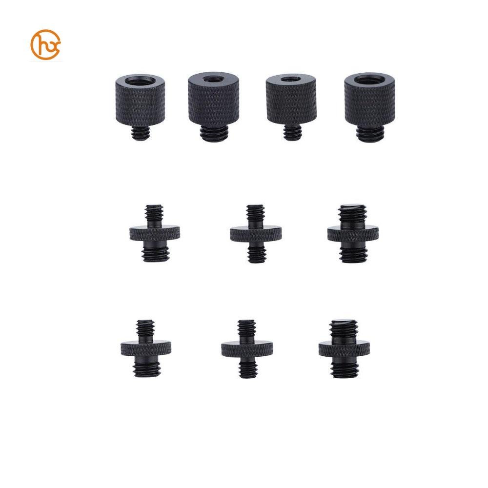 DGHX Manufacturing Factory Aluminum Mic Stand Adapter With 5/8 To 1/4 Tripod Screw, Conversion Connector For Camera Monitor