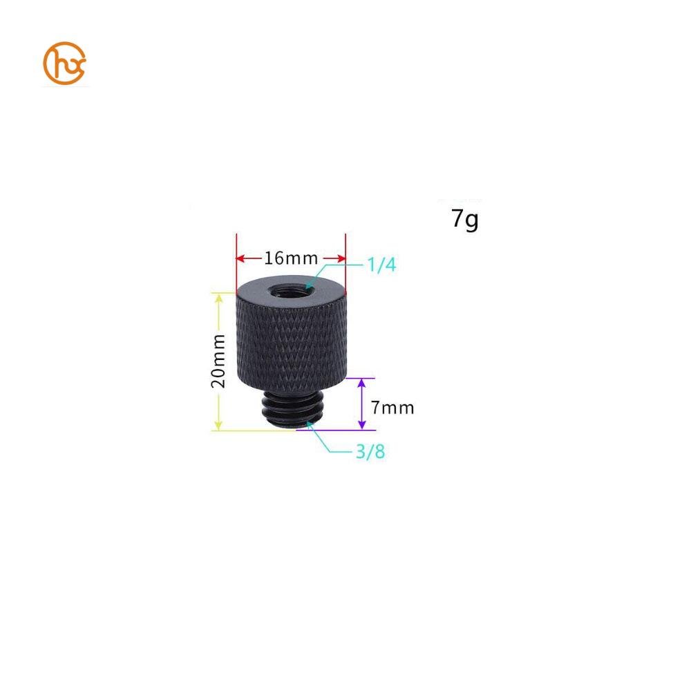 DGHX Manufacturing Factory Aluminum Mic Stand Adapter With 5/8 To 1/4 Tripod Screw, Conversion Connector For Camera Monitor