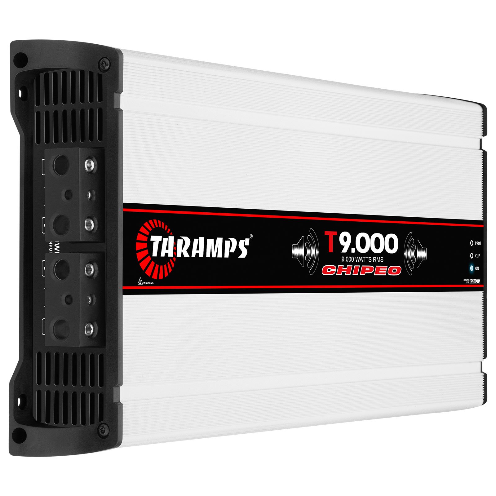 Taramps T 9.000 Chipeo Amplifier 1 or 2 Ohms 9000 Watts RMS 1 Channel Car Audio Peak Power 11000W RMS Monoblock Automotive Sound