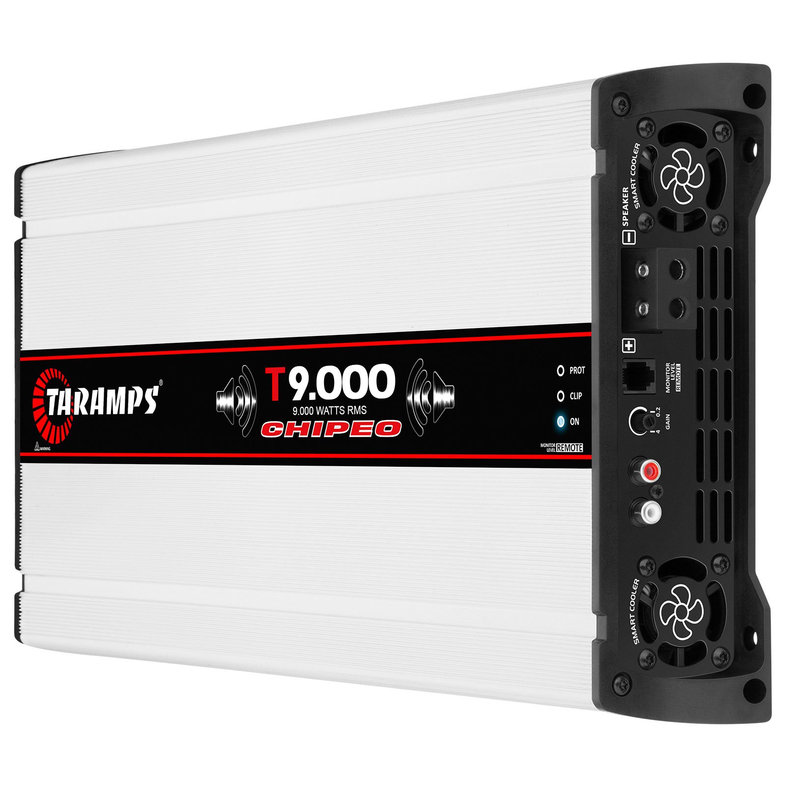 Taramps T 9.000 Chipeo Amplifier 1 or 2 Ohms 9000 Watts RMS 1 Channel Car Audio Peak Power 11000W RMS Monoblock Automotive Sound