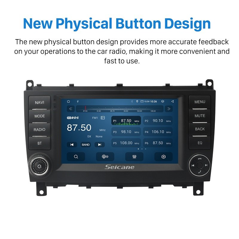 7 Inch Carplay Android Auto Car Radio for 2006-2012 CLK W209 2004-2008 CLS W219 Car DVD Player Car Radio Stereo Multimedia