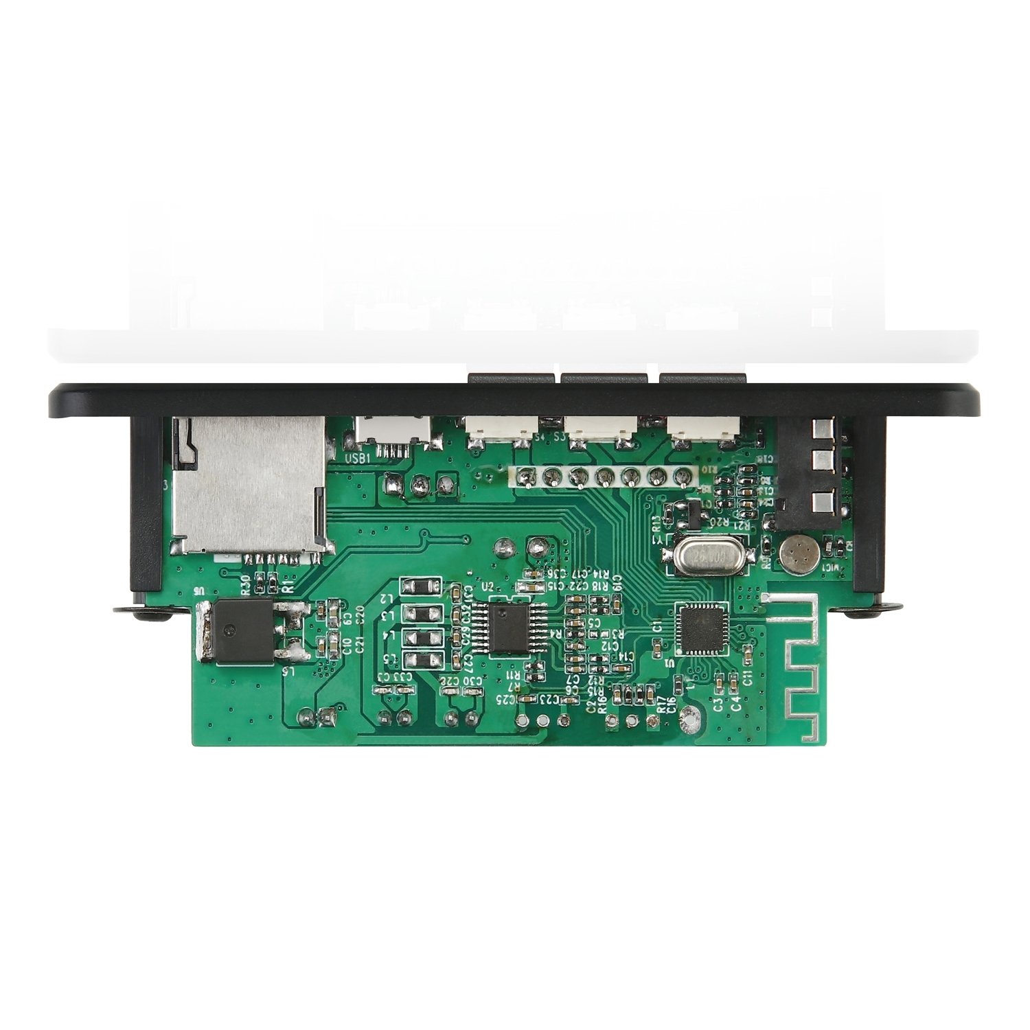 DC 12V/18V Bluetooth 5.0 MP3 Decoding Board 40W Amplifier Audio DIY MP3 Player Car FM Radio Module TF 3.5mm Mic Wireless Card