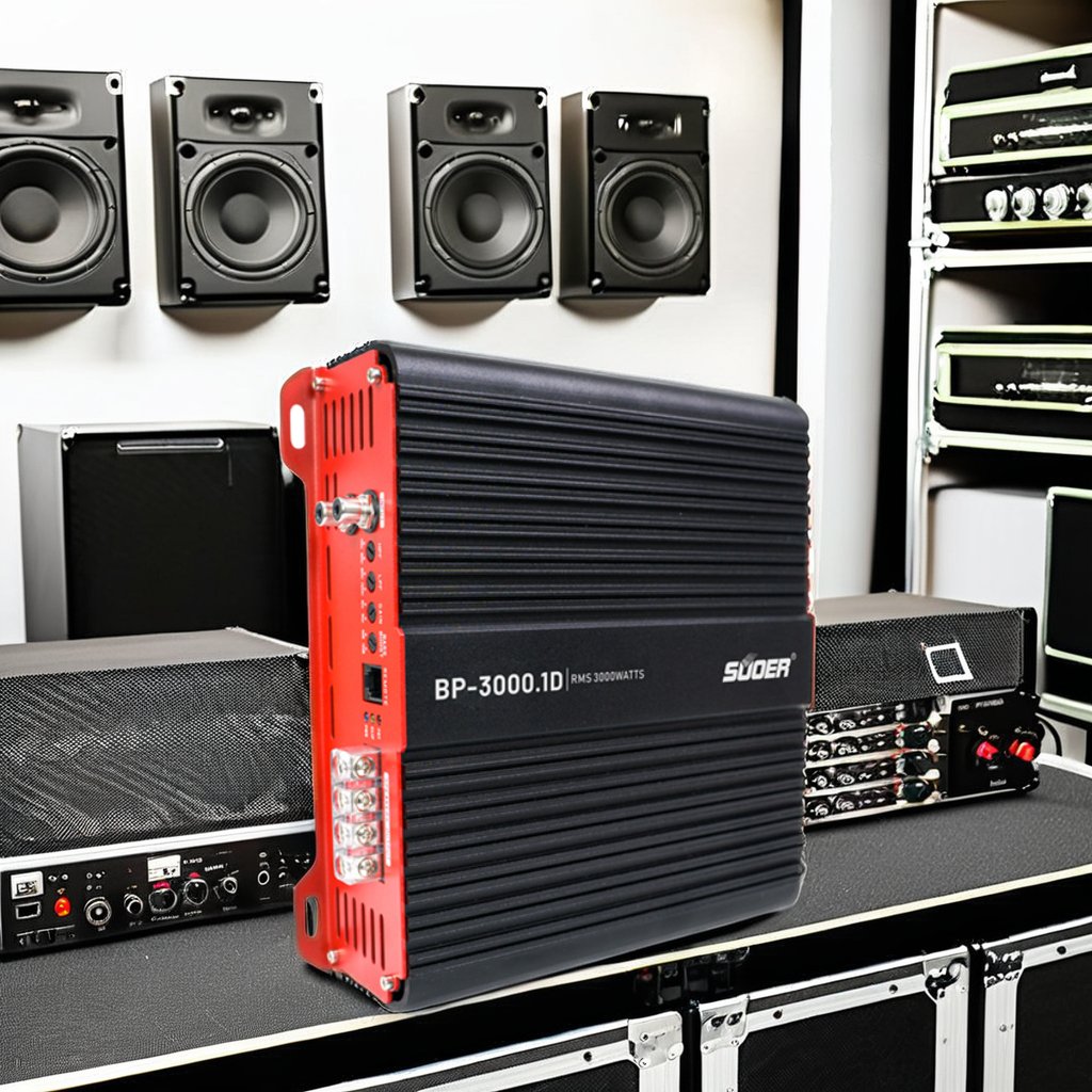Suoer BP-3000 Rms Power 3000 Watts Car Stereo Amplifier Monoblock DJ Power Amplifier Class D Type
