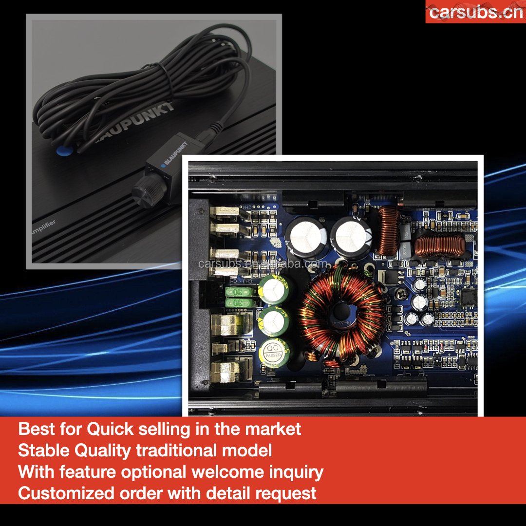 AMPX2040D Car Door Speaker Amplifier Midrange 220W 4CH Peak 2200W Class D Fullrange Speaker Car Amplifier 4 Channels