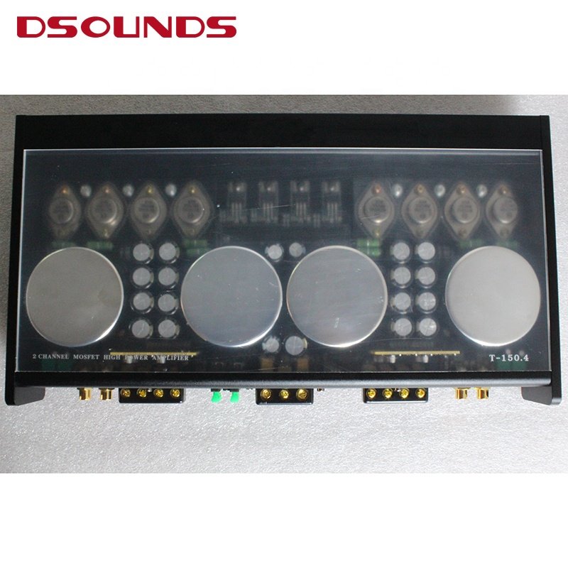 150Wx4 Full Range Car Amplifier Class AB Car Audio Amplifier peak 5800W Customized Amplifier HIFI Style