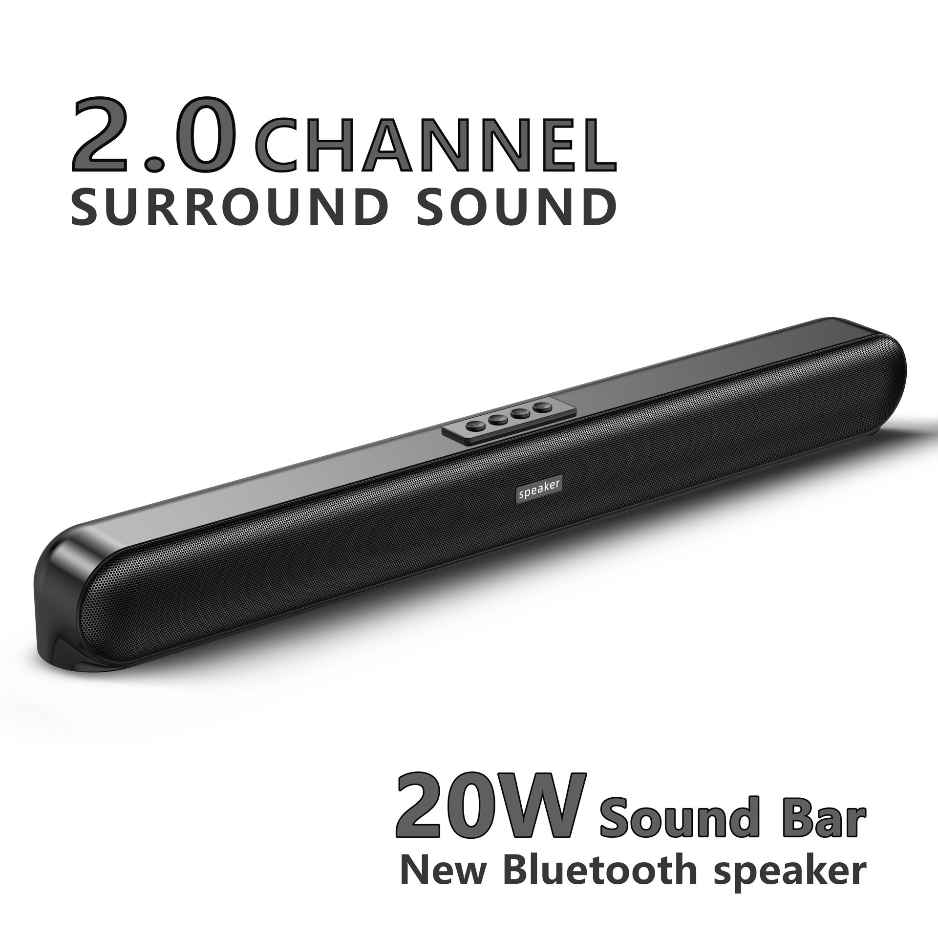 20w Good sound 2024 New Trending Products computer speaker phone accessories home theater systems sound bar speakers