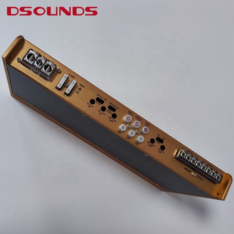 Car Audio Amplifier With 4 Channel Class AB 4x80WRMS @4Ohm High Power Amplifier for Car Audio System
