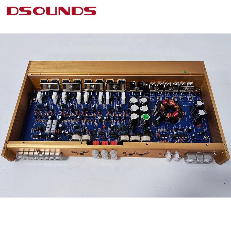 Car Audio Amplifier With 4 Channel Class AB 4x80WRMS @4Ohm High Power Amplifier for Car Audio System