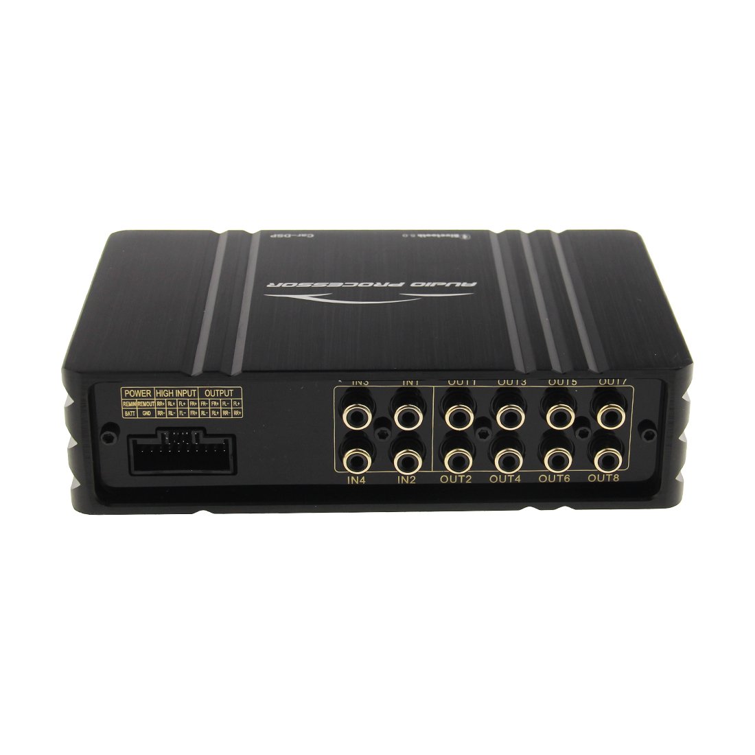 Factory Supply Class AB Car Audio DSP Powered Amplifier with LCD Display Remote Control