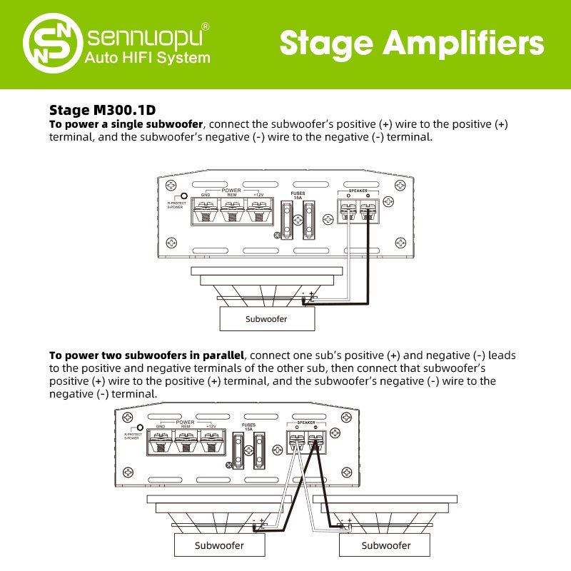 Sennuopu Class D Car Audio Amplifier Dsp Audio Processor Monoblock Amp Car Amplifier 600W Universal Usilitel Sound Car Mono