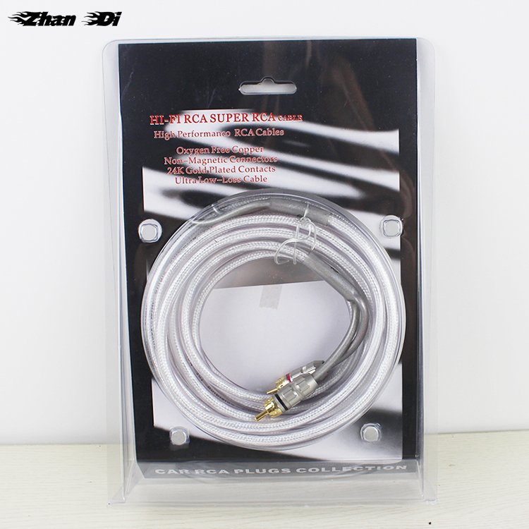 High Quality RCA Audio Connector Cable for Car Amplifier New Condition with 1 Year Warranty