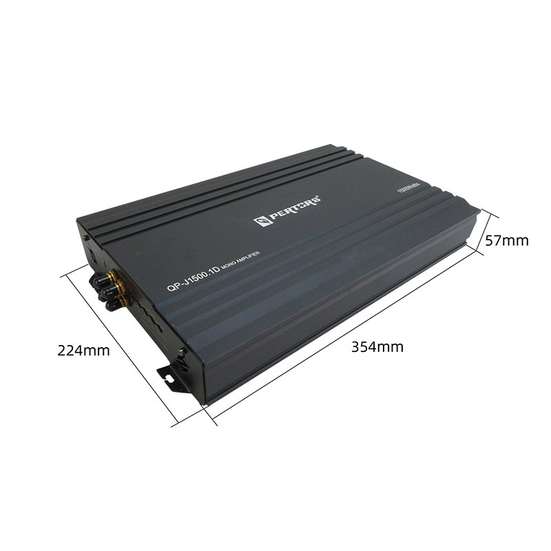 Car Audio Amplifier 1 Channel Amplifier 1500W QPERTORS Brand QP-J1500.1D