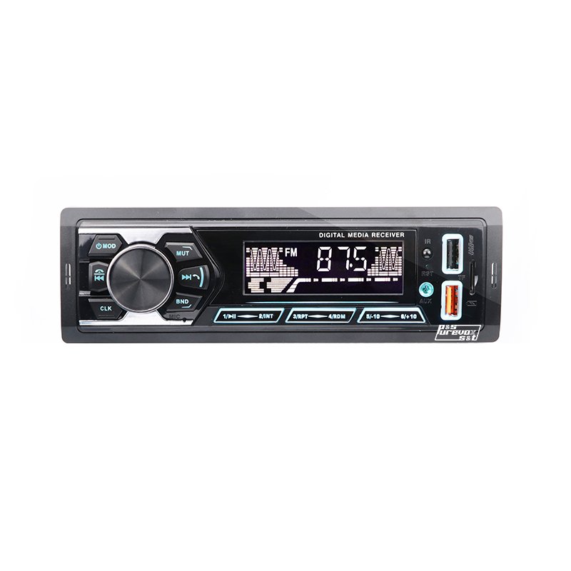 Hot Selling Bluetooth Car Audio System MP3 Radio with Light AAC Format AM FM RDS DAB+ Radio FCC & RoHS Certified