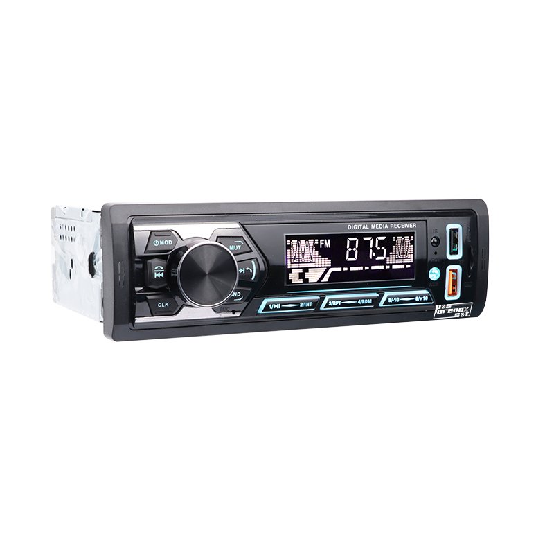 Hot Selling Bluetooth Car Audio System MP3 Radio with Light AAC Format AM FM RDS DAB+ Radio FCC & RoHS Certified