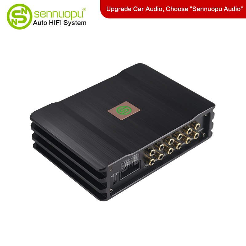 Sennuopu Professional Audio Car Power Amplifier 4 Channel with 8 Channel Car DSP Processor