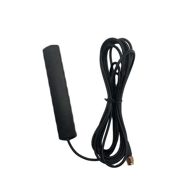 High Gain 3g 4g Lte Wifi Receiver Antenna Sticker External Gsm Signal Patch Antenna With Sma-male for Car Radio