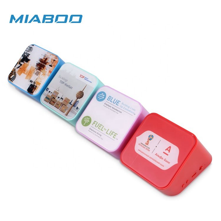 Speaker 2024 Trending Products Mobile Stand Wireless Blue Battery Usb Plastic Portable M1 OEM Mini Blue tooth Speaker Rohs