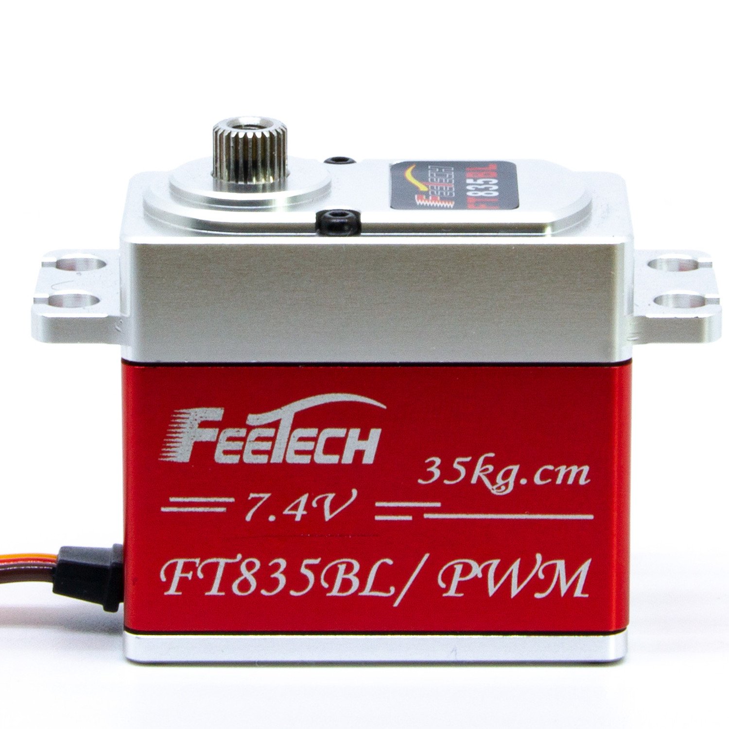 35KG Digital Metal Servo 1/8 1/10 RC Car Baja TRX4 Crawler Truck High Torque Brushless Servo FT835BL Servo Robotic Drone Toys