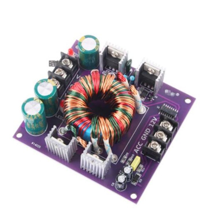 Dc-dc single DC 12 to positive and negative 24V boost dual power supply board 280W subwoofer car audio amplifier power supply