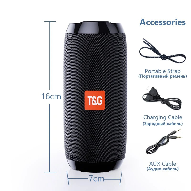 KEKAXI TG117 Powered Wireless Active Mini Portable Smart Karaoke Dj Party Car Gaming Stage Accessories Speakers