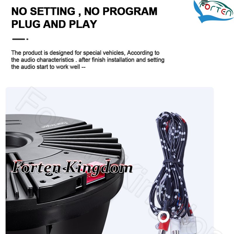Auto Universal 16 Inch Exterior Electronics Car Powered Bass Speaker Car Amplifiers Audio Subwoofers Spare Tire Tyre for Camry