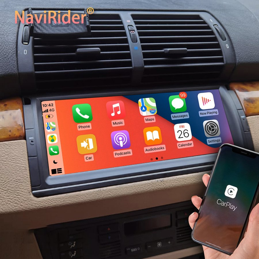 8G+128GB 2DIN Car Radio Android 13 Screen For BMW 5 E39 X5 E53 M5 E38 1994-2007 GPS Stereo Audio Autoradio Navigation Carplay