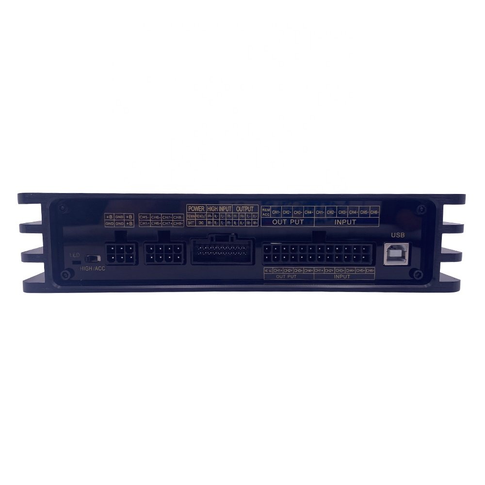 Customized 8 CHANNEL DSP Car Audio Processor Amplifiers Class AB Car DSP Amplifier