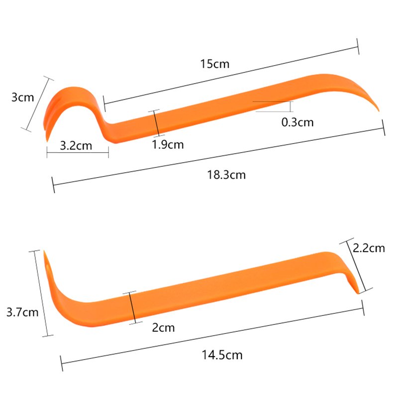4-piece plastic repair tool Car radio Door clamp panel Decorative dashboard Audio stereo removal Mount Lever car