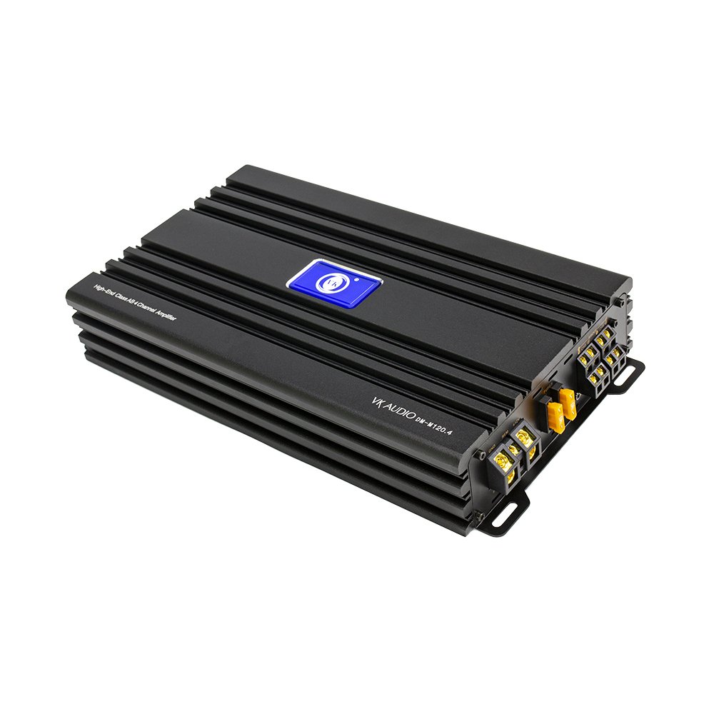 New Product 12V Car Music Amplifier 4 Channel Car Audio Amplifier Full Frequency Class AB Amplifier for Car