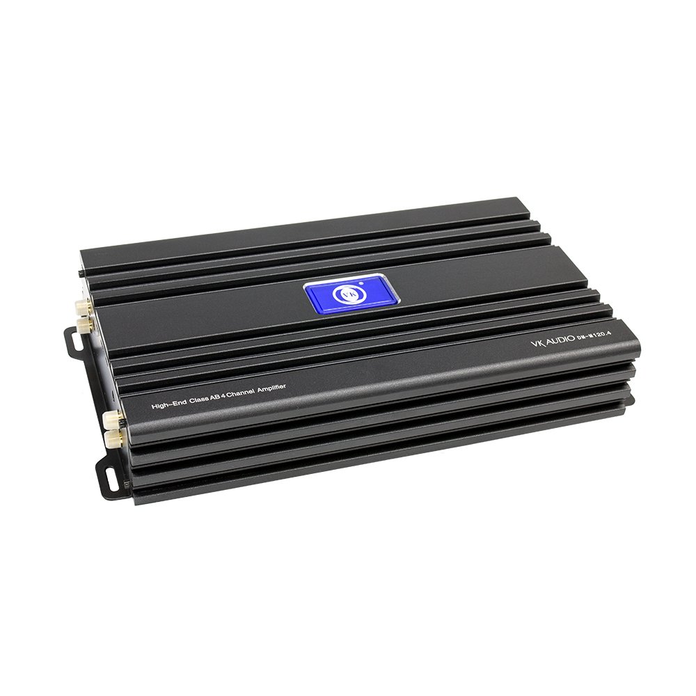 New Product 12V Car Music Amplifier 4 Channel Car Audio Amplifier Full Frequency Class AB Amplifier for Car