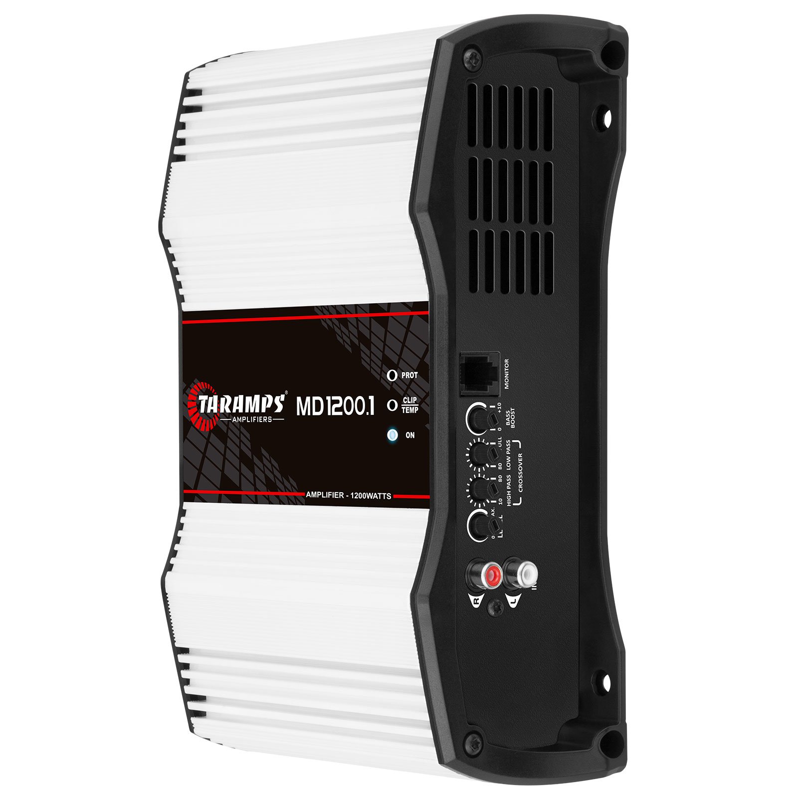 Taramps MD 1200.1 Amplifier 1200 Watts RMS 1, 2 or 4 Ohms High Efficiency Digital Bass Boost Car Audio Sound Monoblock Crossover