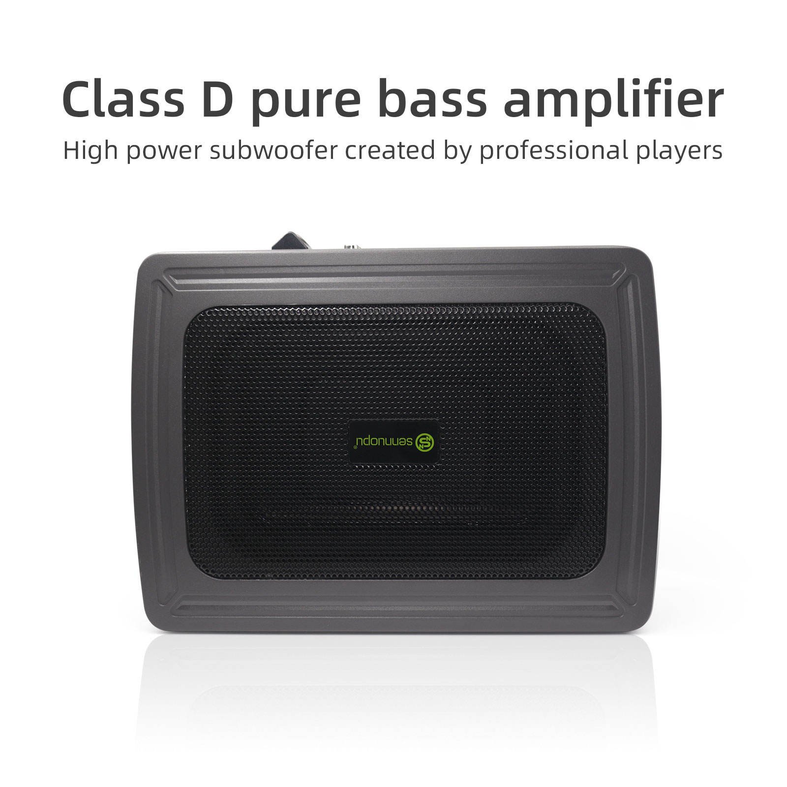 Sennuopu T6 Bass Active Subwoofer Amplifier Car Speakers Under Seat Audio Sub Woofer Car Subwoofer
