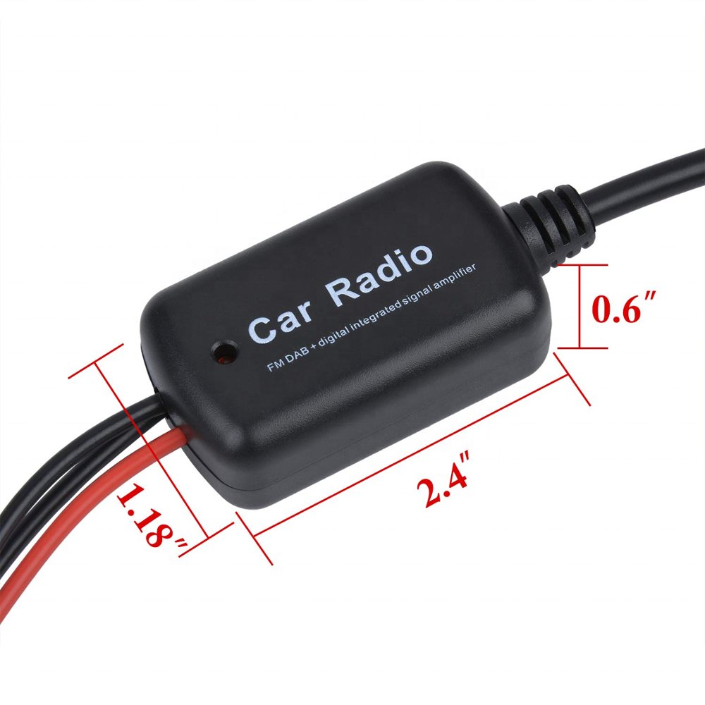 Car Radio FM Antenna Amplifier DAB+ Digital Radio Signal Radio Antenna Signal Booster