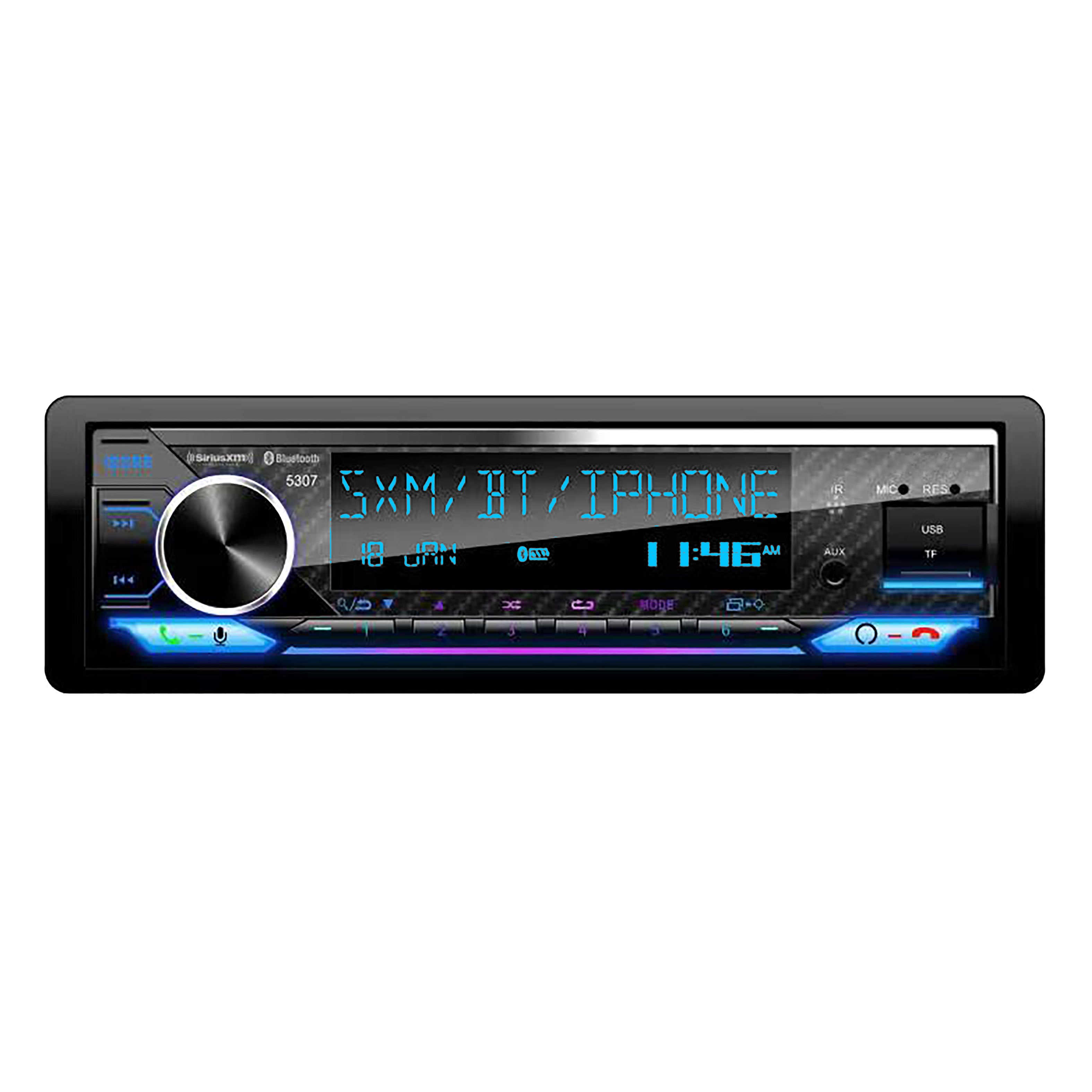 Big Power Subwoofer Set 40 Band EQ Special Amplifier IC DSP HPF LPF DTA DEMON Car Stereo Radio Mp3 Player with Charging