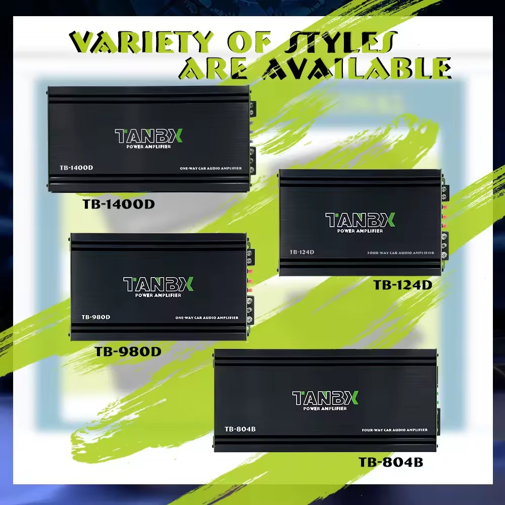 New Monol Sound Digital High Power Car Amplifier Professional Class D High-quality Car Amplifier(TB-1400D)