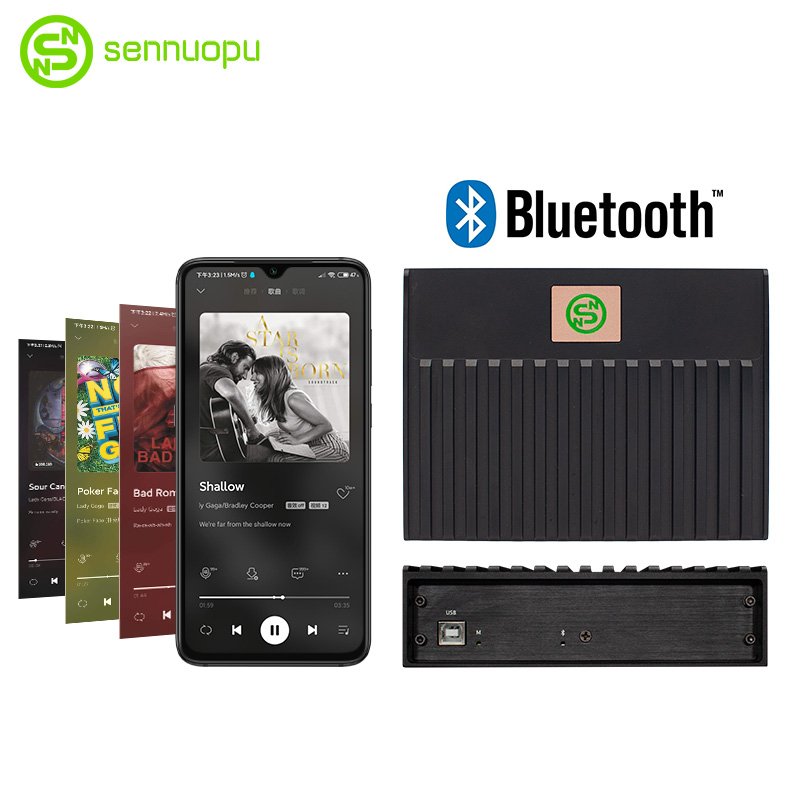 Sennuopu Dsp Audio Processor Car 4 Channel Stereo Amplifier for Active Speaker