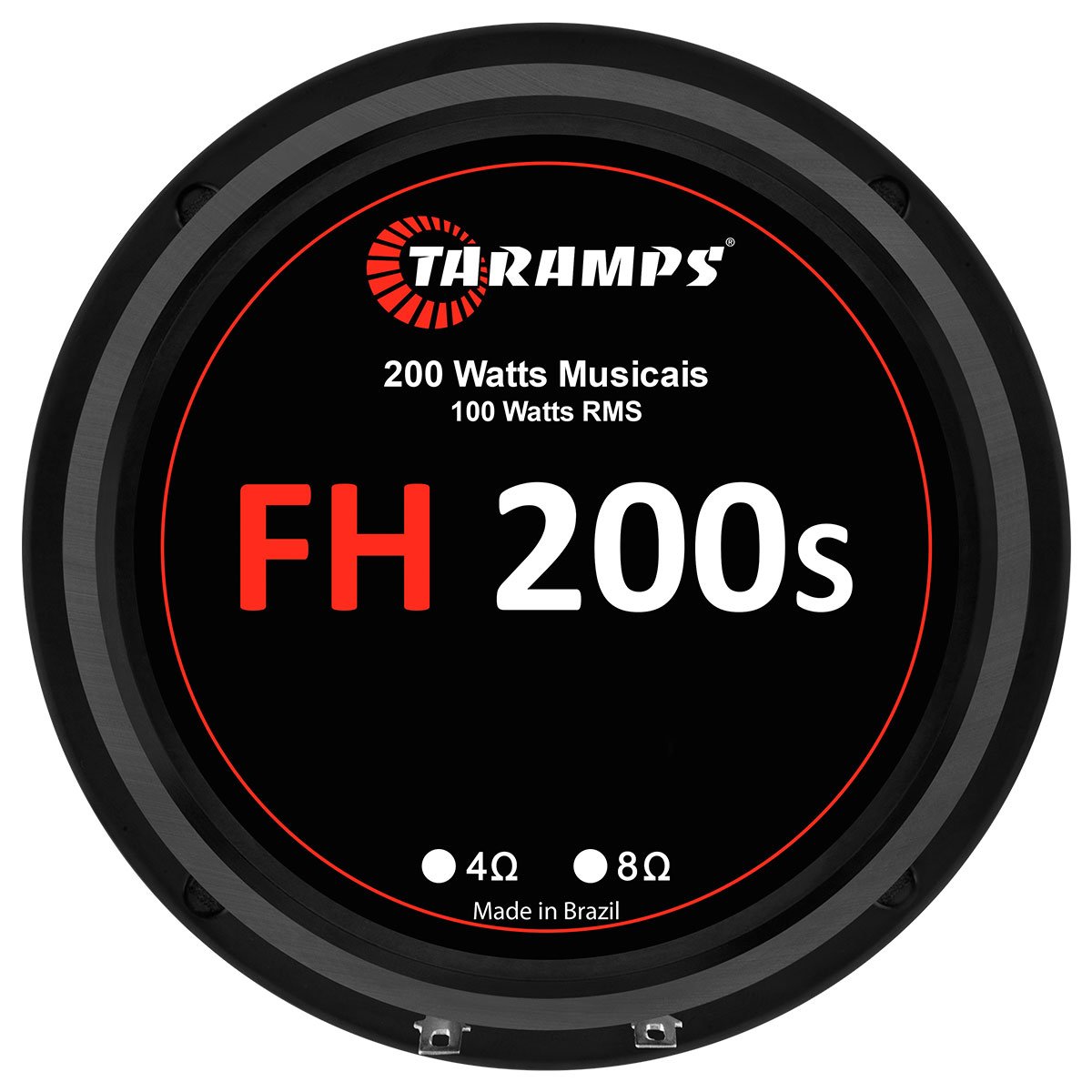 Taramps 5" FH 200S 4 or 8 Ohms Car Audio Speaker 100 Watts Rms 200W Max Woofer Mid Bass to Mid High Loudspeaker 5 Inches Full