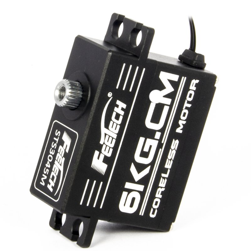 Feetech 6V 6KG RC Servo STS3045M Single Axis Serial with 360 Degree Magnetic Encoding Metal Gear Battery-Powered TTL for Robots