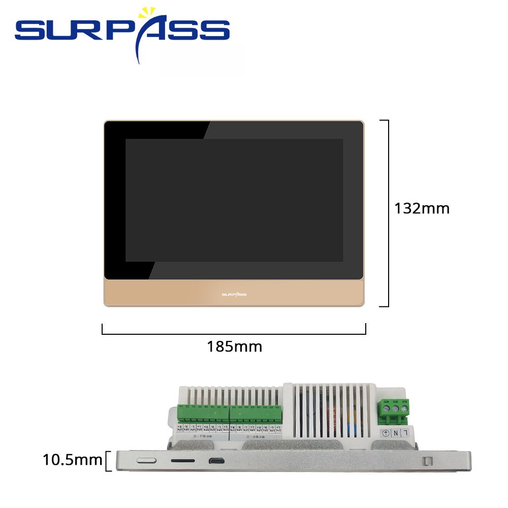 Android System Screen Home Audio Amplifier 7 Inch Newest in Wall Amplifier Theater System