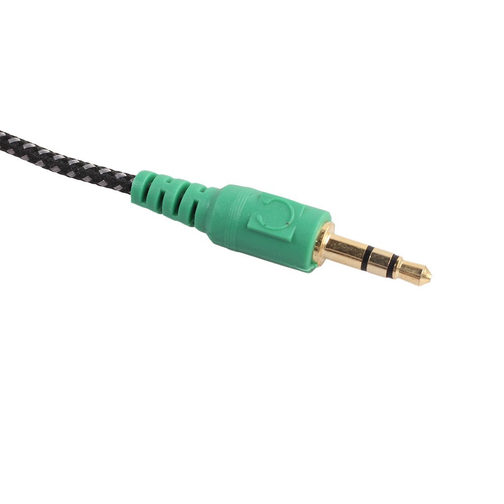 Audio Adapter Cable 3.5mm Y Splitter 2 Jack Male to 1 Female Headphone Mic Woven Net High Quality Accessories