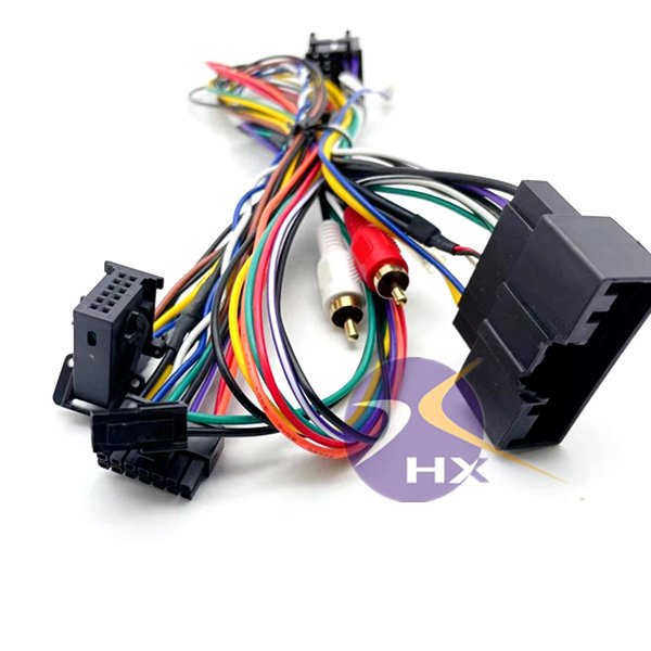 Custom Auto Stereo Car Radio Wire Harness Car Audio Connector Android Power Harness Volkswagen/Audi/bm ISO Radio Video Cable