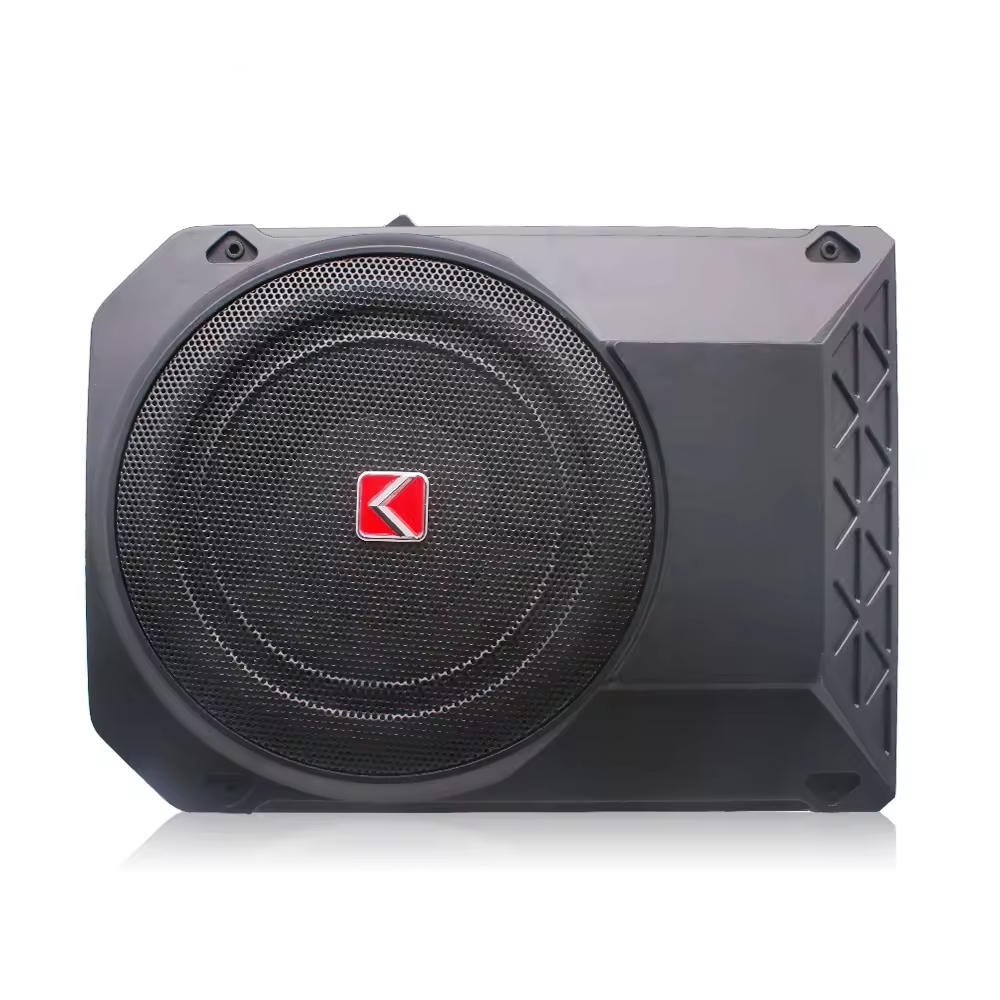 Wholesale 10 Inch Car Audio Modified Small Steel Cannon 12V Active High-power Ultra-thin Slim Car Subwoofer
