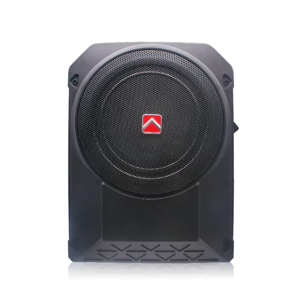 Wholesale 10 Inch Car Audio Modified Small Steel Cannon 12V Active High-power Ultra-thin Slim Car Subwoofer